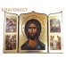 Складень Господь Вседержитель с праздниками, ручная работа