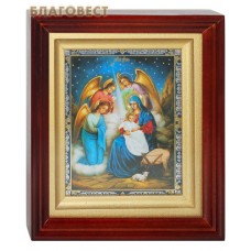 Икона в киоте Рождество Христово