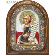 Икона Святой Александр Невский (возможны различия в цветовой гамме)