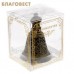 Колокольчик Крест, со стразами