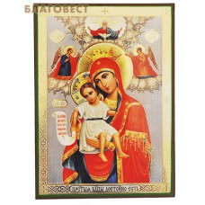 Икона Пресвятой Богородицы "Достойно есть", аналойная
