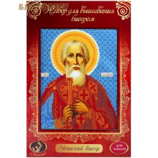 Набор для вышивания бисером "Святой Владимир". Чешский бисер. Размер 19*24 см