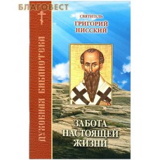 Забота настоящей жизни. Святитель Григорий Нисский