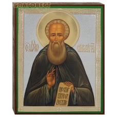 Икона "Святой чудотворец Александр Свирский"