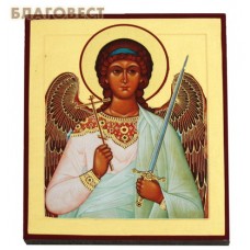 Икона ручной работы "Ангел Хранитель". Поталь (позолота) наносится вручную