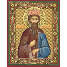 Икона Святой благоверный князь Вячеслав Чешский