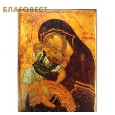 Икона Пресвятая Богородица«Взыграние Младенца» (Пелагонитисса, XIV в.)