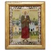 Икона "Святая блаженная Ксения Петербургская" в багете со стразами