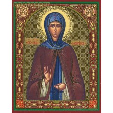 Икона Святая преподобная Марина Берийская, дева, затворница