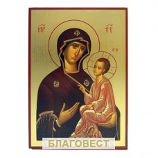 Икона Пресвятая Богородица "Тихвинская". Поталь (позолота)