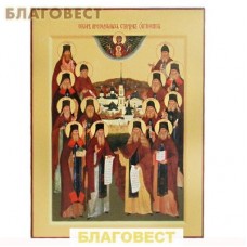 Икона "Собор Оптинских страцев"