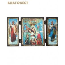 Складень Пресвятая Богородица "Достойно Есть". Отпускается только упаковкой (11штук) !!! Цена указана за упаковку !!!