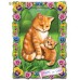 Набор "Кошка и котенок". Объемная аппликация