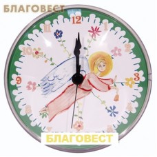 Часы "С днем Ангела", акриловые на магните