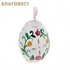 Сувенир "Яйцо пасхальное", с подсветкой, керамика