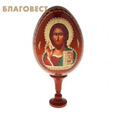 Сувенир Яйцо на подставке "Господь Вседержитель", крупный лик