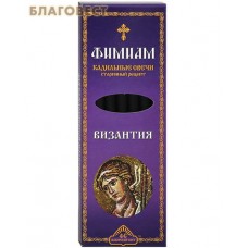 Кадильные свечи для домашнего каждения "Византия" (в наборе 7 штук, подставка прилагается)