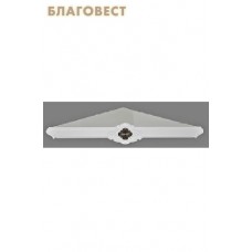 Полка одноярусная угловая для икон "Метелица"