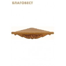 Полка одноярусная угловая для икон, фигурная