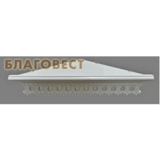 Полка одноярусная угловая для икон, малая