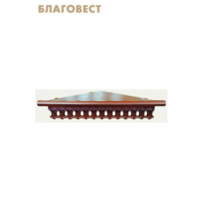 Полка одноярусная угловая для икон, малая