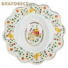 Фигурная подставка для одного яйца "Эдем", диаметр 10 см