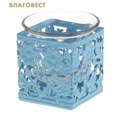 Лампада в металлической подставке "Цветы"