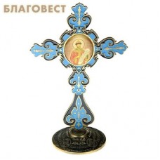 Крест на подставке с иконой "Страстотерпец Царь Николай"