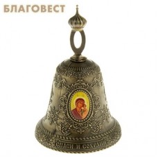 Колокольчик "Богородица - Иисус Христос - Николай Чудотворец"