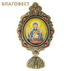 Икона Пресвятой Богородицы "Неупиваемая Чаша", на подставке