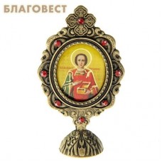 Икона Святой вмч. и целитель Пантелеимон, на подставке
