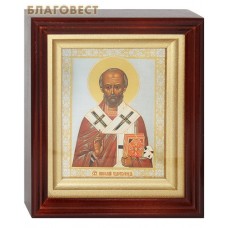 Икона в киоте "Святитель Николай Чудотворец"