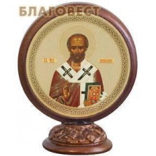 Икона "Святитель Николай Чудотворец",  на подставке