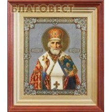 Икона в киоте "Святитель Николай Чудотворец"