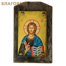 Икона Господь Вседержитель на деревянной основе