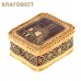 Шкатулка для ладана "Храм",  береста