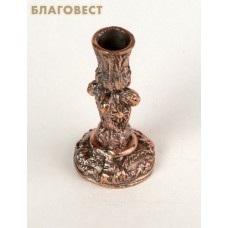 Подсвечник "Василек" малый. Медное покрытие