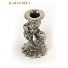 Подсвечник "Лоза" с виноградом. Оловянное покрытие