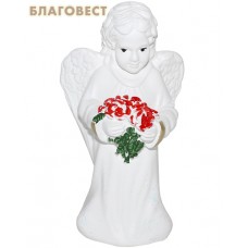 Ангелочек с цветами