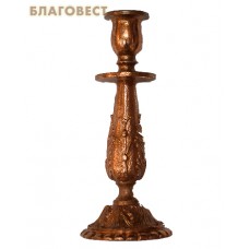 Подсвечник литой, цвет бронза